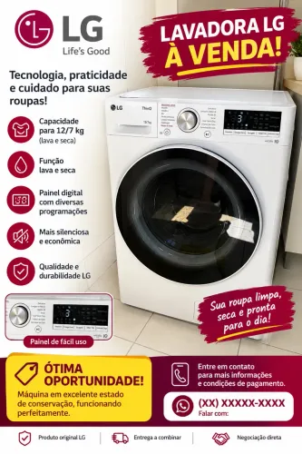 Vendo máquina de lavar