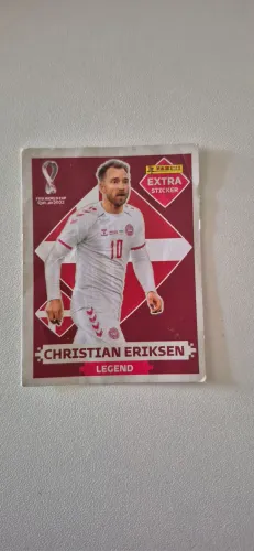 Christian Eriksen legend bordo figurinha 2022