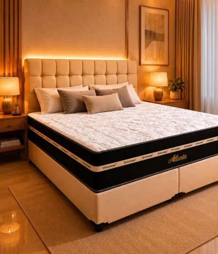 Cama super king semi ortopédico