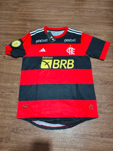 Camisa Flamengo 2022/2023 com Patch Brasileirao de 2023