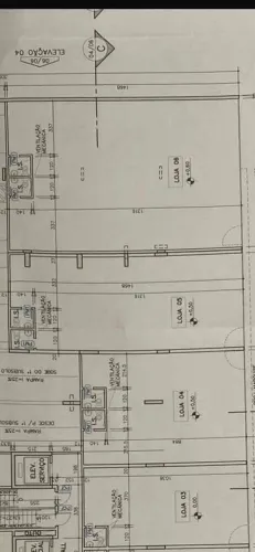 Loja com Pé Direito Duplo e Mezanino, área térrea de 100m2 Setor E Sul, frente à estação d