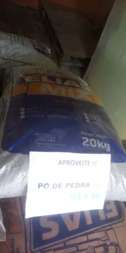 PÓ DE PEDRA - sacos com 20 kg