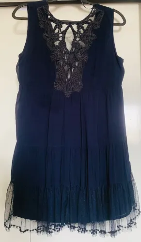 Vestido seda Zara