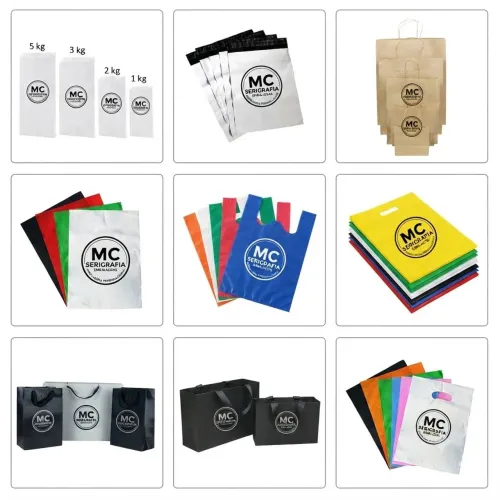 SACOLAS e EMBALAGENS personalizadas com a sua logo.