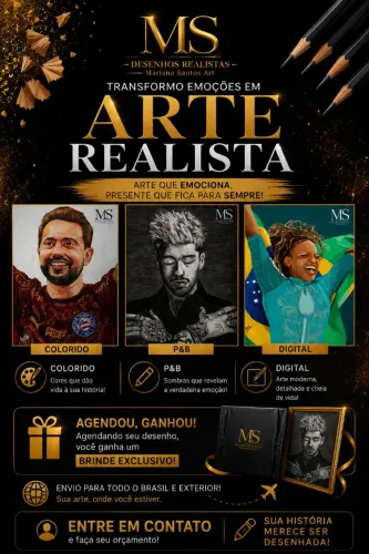 Arte Colorida Feita à Mão Livre