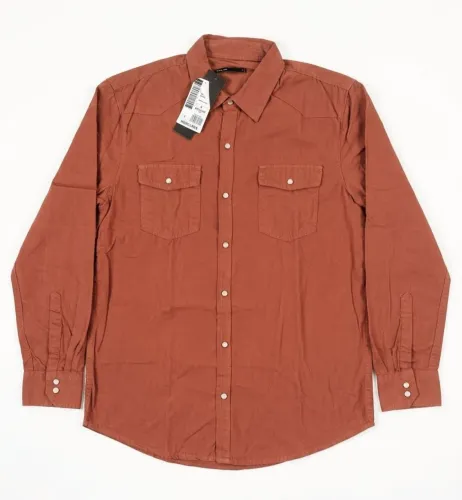 Camisa de sarja masculina Hering