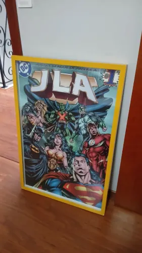 QUADRO REVESTIDO LIGA DA JUSTIÇA