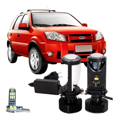 Lampadas Ultra Led Ford Ecosport 2008 A 2010 H4 20000lm