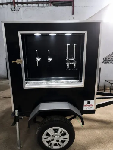 Trailer chopp 2 vias beer truck