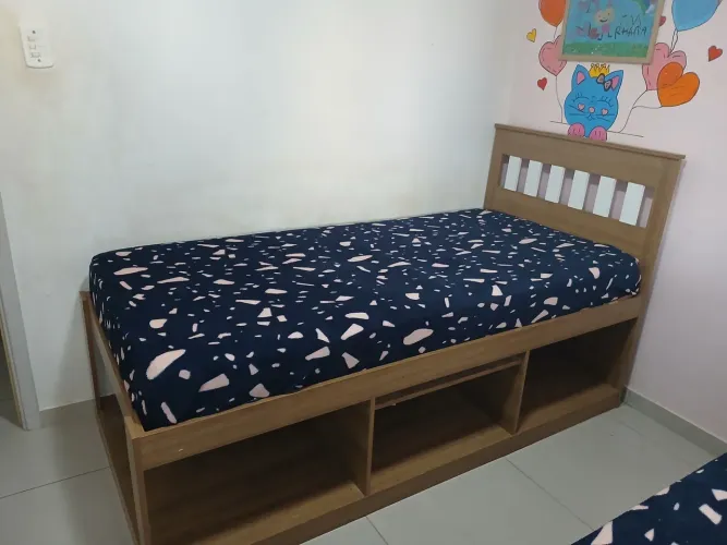 Conjunto Cama Baú com colchão seminovos
