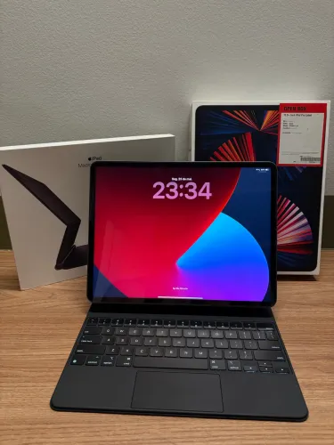 iPad Pro 12.9 M1 256GB Cinza-espacial