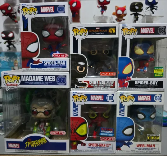 Funko Pop! Marvel Spider Man Lote