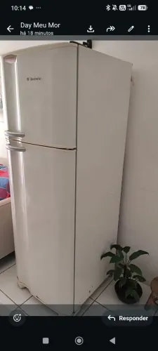 Geladeira, para que conserta.