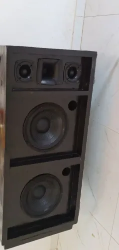 Som Completo Paredão - Caixa Torre + 2 Falantes 12" + Mesa de Som + Módulo Bluetooth