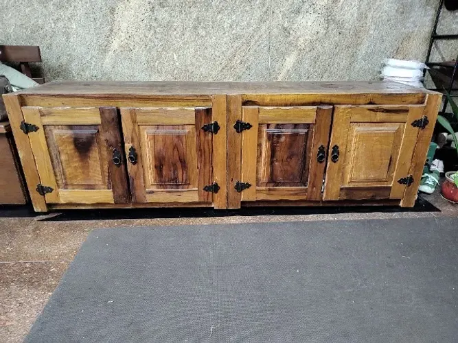 Rack de madeira de demolição