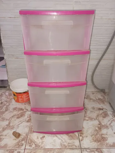 Gaveteiro de plástico 