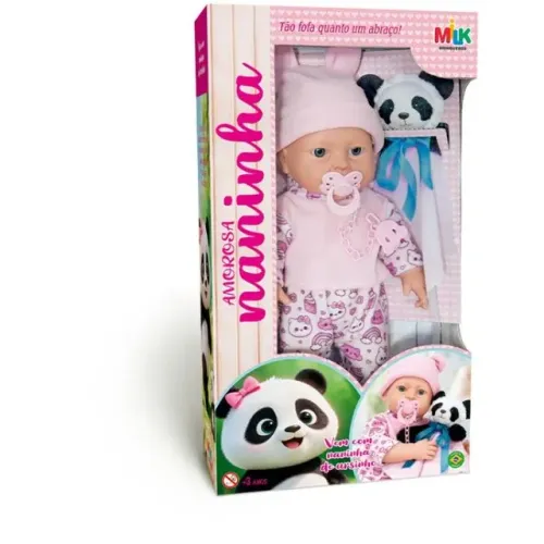Boneca Amorosa Naninha 33 cm - Milk