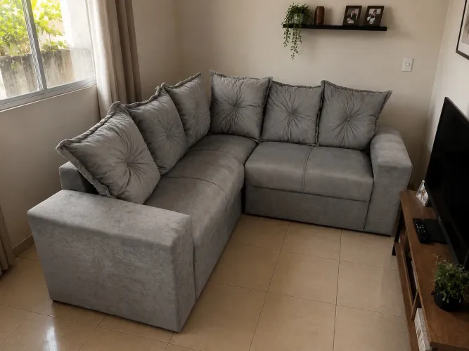 !!PROMOÇÃO!! SOFÁ DE CANTO L