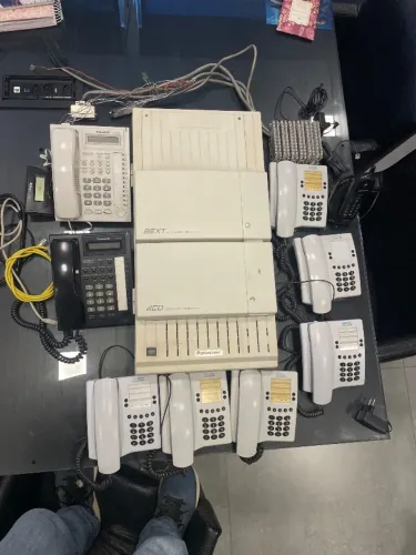 PABX Panasonic completo + telefones Siemens