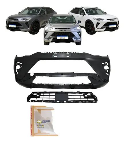 Parachoque Dianteiro C/grade Gwm Haval H6 Gt 2023 2024 2025 Preto