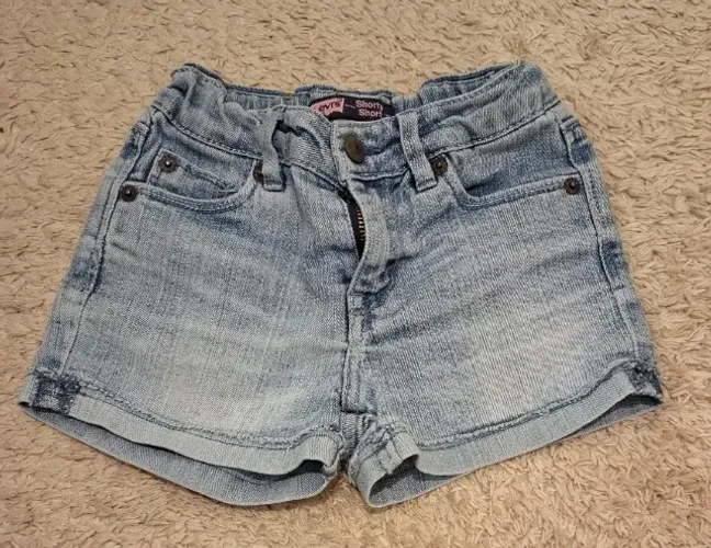 Short jeans Infantil Levis Original Tamanho 6