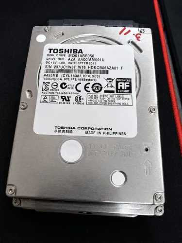 9 HDS DE 500GB NOTEBOOK