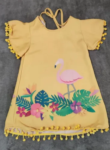 Vestido Infantil Trapézio 