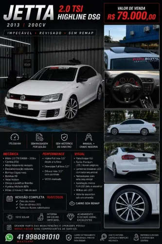 Volkswagen Jetta Highline 2.0 TSI 16V 4P Tiptronic 2013