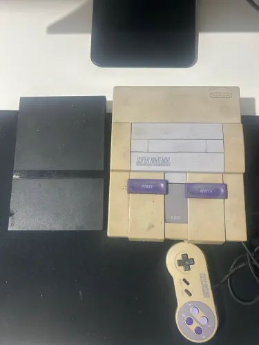 Super Nintendo 001 e Ps2