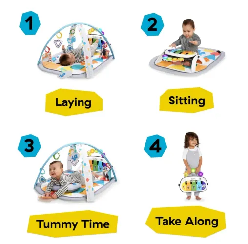 Baby gym 4 em 1