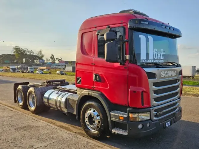 Scania G380 6x2 Ano 2011 Câmbio Manual Sem Arla e S10 Rodas de alumínio externas