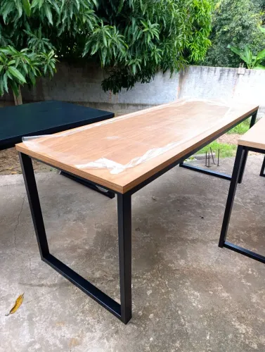 Mesa estilo industrial Escritório Home office sala gamer 