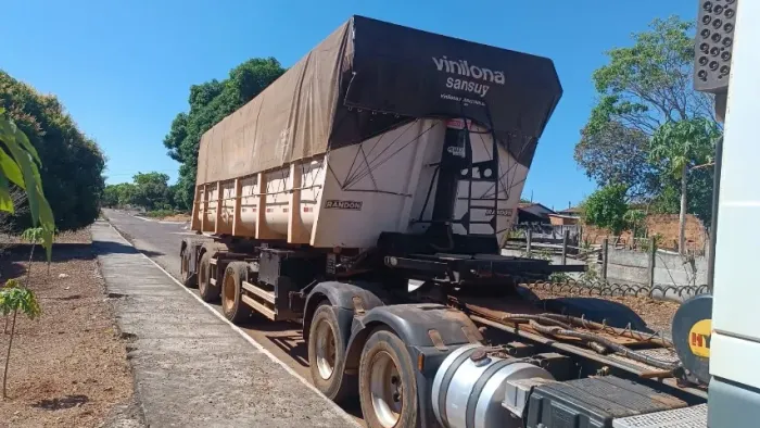 Carreta Basculante Randon SR BA 2012/2013 | Suspensão Pneumática | Eixo Autodirecional