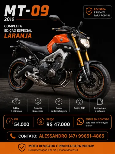 MT-09 Laranja