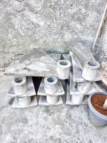 Escada Espiral / Escada Caracol pré-moldada em Concreto