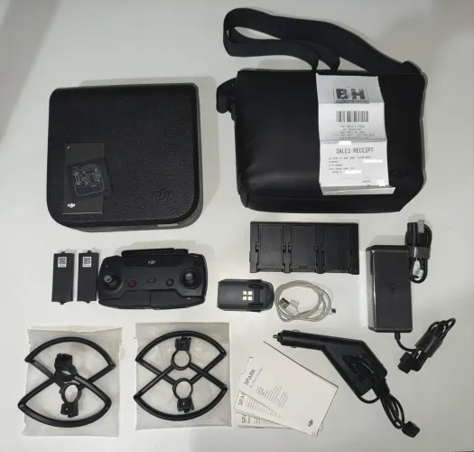 Kit de acessórios DJI Spark Fly More Combo Original (SEM DRONE) + Manuais (usado)