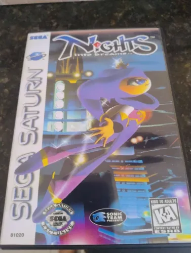 Jogo Sega Saturn Nights into Dreams