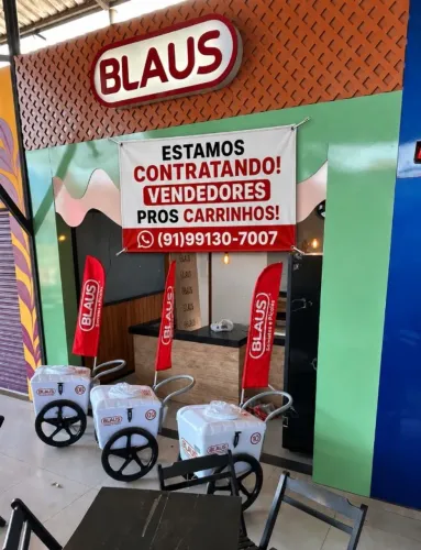 Sorveteria conceituada contrata vendedor ambulante 