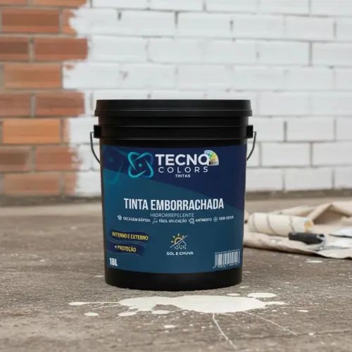 Tinta Emborrachada Hidrorrepelente Balde 18 litros