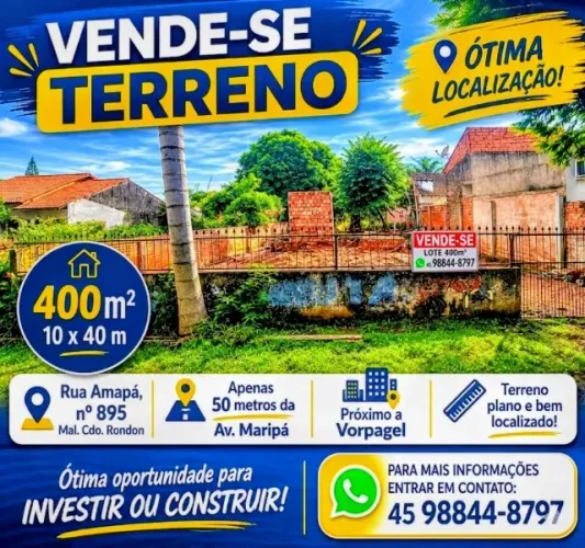 Terreno de 400m2