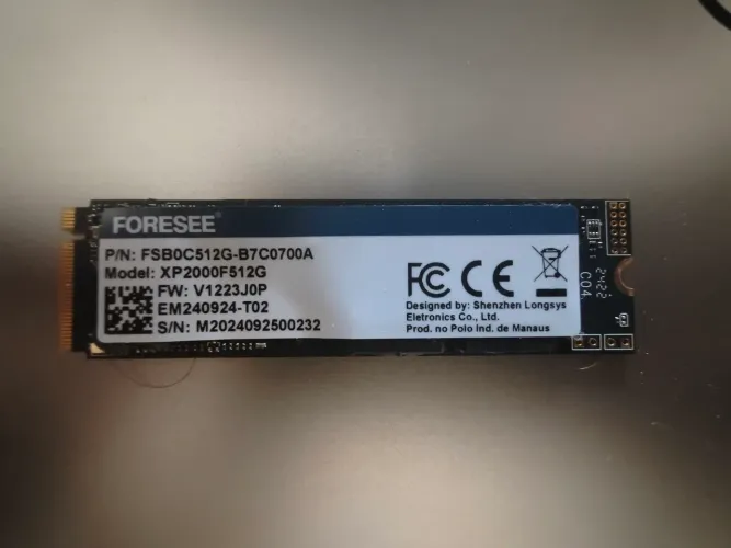 SSD 512GB NVme