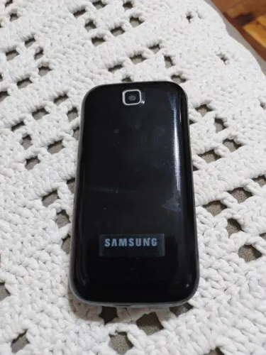 Celular Samsung Flip Prata GT-C3592 3G Letras Grande