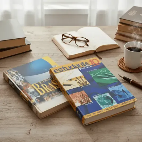 livros didáticos capa dura