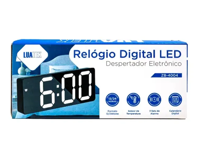 Relógio mesa Luatek ZB-4004