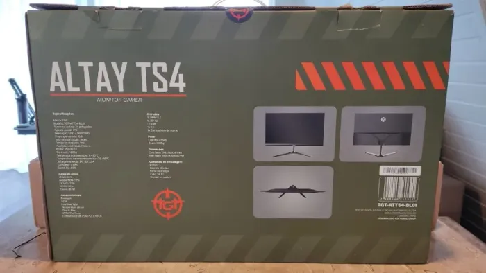 Monitor Gamer Tgt Altay Ts4 24 Pol Ips Fhd 1 Ms 180 Hz
