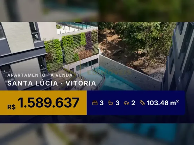 Apartamento em Santa Lúcia: Design Sofisticado e Áreas de Lazer Incríveis