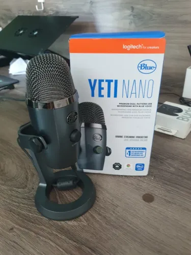 microfone condensador blue yeti nano