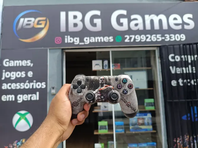 Controle ps4 novo na caixa impecável
