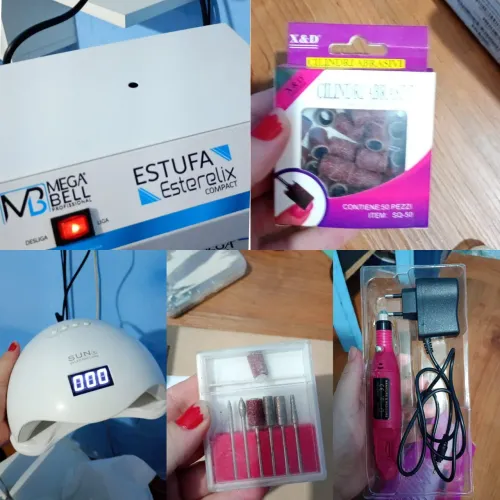 Vendo material de unha , estufa de esterilização, cabine e lixa elétrica.