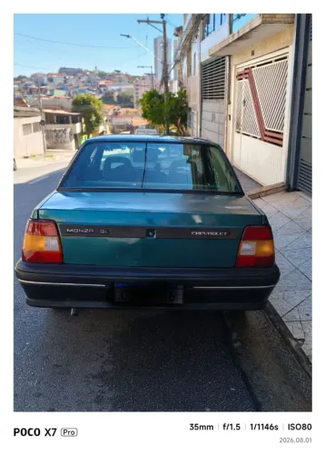 Chevrolet Monza GL 1.8 Efi/ SL/ L/ 650/barc. 2e4p (álcool) 1995